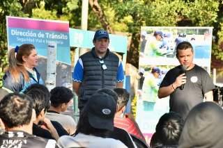 La municipalidad mantuvo una charla para concientizar a motociclistas que practican “domingrau”