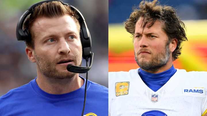 Sean McVay Gets Bad QB Update From Joint Practice as Rams Set to Work Out Matthew Stafford