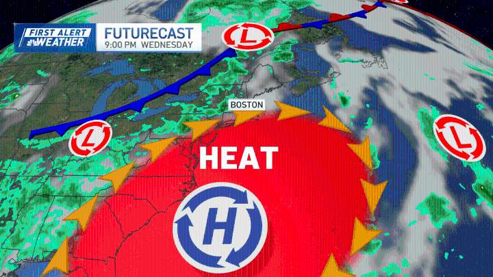 Boston MA heat forecast: Temperatures and humidity on the rise