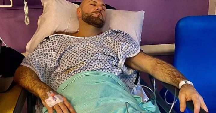 Dad, 40, given six months to live after noticing odd sign at work