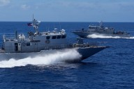 Canada, Australia and Philippines stage air defence drills off disputed South China Sea shoal