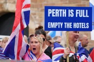 ‘Completely false’ claims of further asylum hotels ahead of protest, says leader
