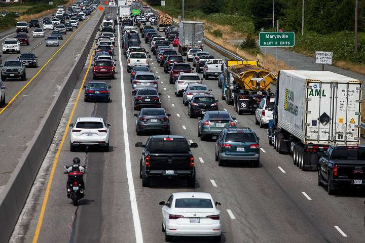 Fiber optic repairs halt I-5 traffic data north of Marysville