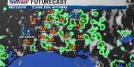 First Alert Forecast: One more day of scattered showers, drier pattern returns later this week