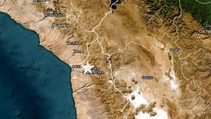 Tacna: un sismo de magnitud 4.3 se sintió esta tarde en Calana