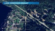 Woman injured after beer can thrown from moving vehicle in Lake Cowichan