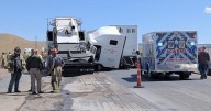 Three injured, driver cited in crash on I