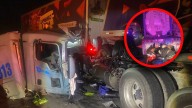 Trailero muere instantáneamente tras fatal choque entre dos unidades en la autopista Monterrey