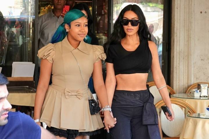 Kim Kardashian and daughter North West hold hands on Italy trip and more star snaps