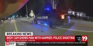 Body cam released after Hudson officer shot a man armed with a hammer