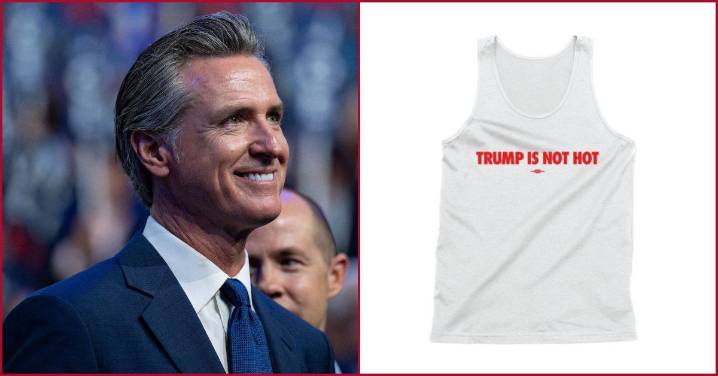 Gavin Newsom’s MAGA-Style Merch for Democrats Is Getting Under People’s Skin