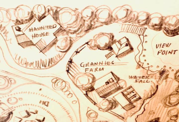 Disneyland maps from early 1950s show plans that never happened