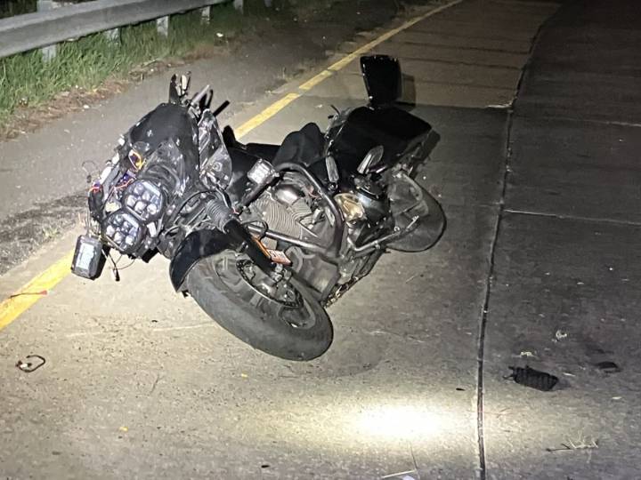 VSP: Man dies following motorcycle crash on I