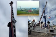 Malfunctioning thrill ride leaves riders stuck upside down at music festival