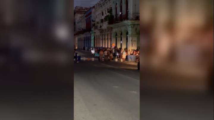 Residentes de la Habana protestan por falta de agua potable