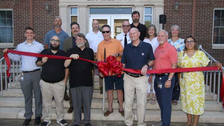 After a year of renovations, ribbon cutting held for…