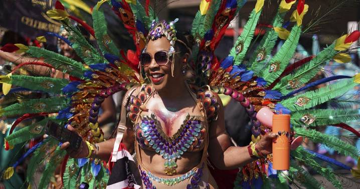 Photos show thousands celebrating Caribbean culture at London's Notting Hill Carnival