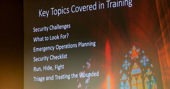 Church members learn about security and safety measures plans in Billings