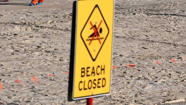 Labor Day plans thrown into chaos as popular beaches along US coast are closed & 'fecal contamination' warnings issued