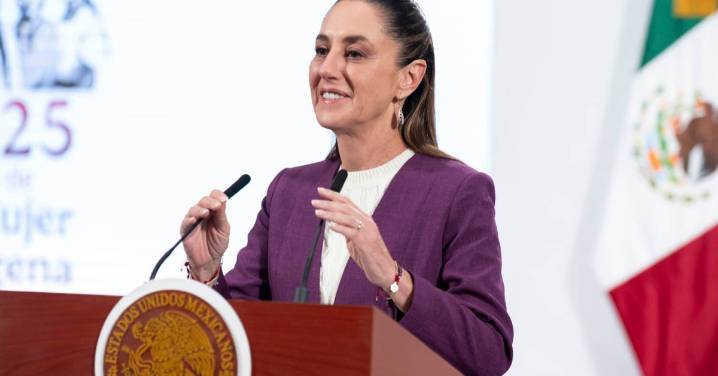 Confirma Sheinbaum uso de dron de EUA en operativo contra crimen en Edomex