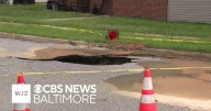 DPW crews work to repair water main break in Baltimore County
