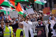 Marcha propalestina convoca a miles de personas en Copenhague, Dinamarca