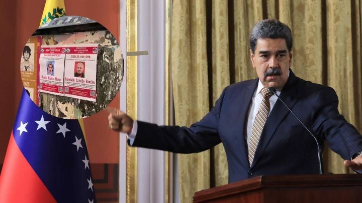 Carteles de recompensas por Nicolás Maduro y Diosdado Cabello aparecen sorpresivamente en el centro de Madrid, España