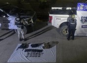 Aseguran 2 camionetas y municiones en operativo en Aldama