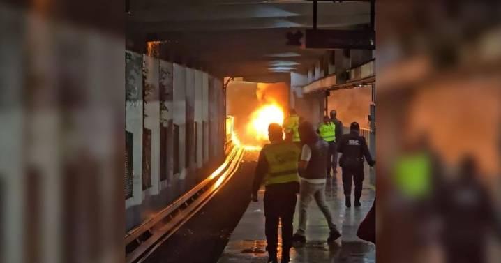 (Videos) Línea 2 del Metro ‘hace corto circuito’… pero ya restablecieron el servicio de trenes