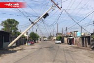 Lluvia derriba 157 postes de la CFE y provoca árboles caídos y calles intransitables