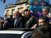 VIDEO. Tensión en Argentina: atacan a piedrazos a comitiva de Javier Milei en provincia de Buenos Aires