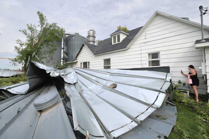 Confirmed EF-1 tornado touched down in Grand Forks in early Friday storms