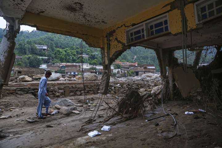 Rescuers look for 150 people still missing in Pakistan's northwest following devastating floods