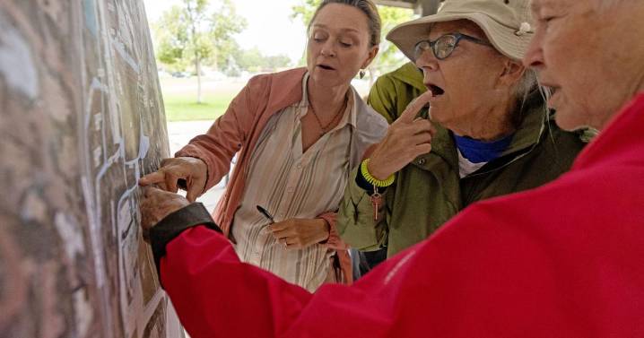 Santa Fe official plants ideas for new trees at Fort Marcy park after elms cut for Zozobra