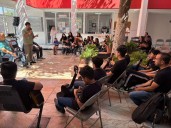 Tenor José Luis Ordóñez participa en conversatorio con jóvenes en el Chamizal