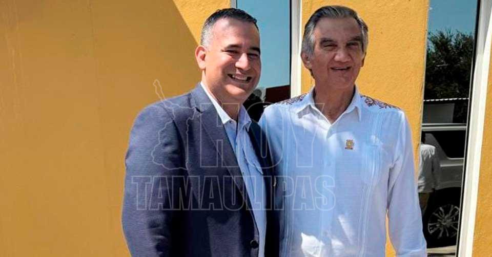 Acuerdan Américo Villarreal y mayor de Roma, Texas, impulsar nuevo puente internacional