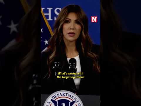 Noem Defends Immigration Crackdown In Exchange With Reporter