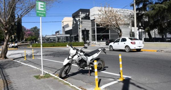 Ordenan el centro de Salta: suman nuevos espacios exclusivos para motos