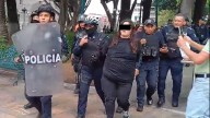 Detienen a 3 mujeres en Puebla por presuntamente dañar fuente de San Miguel durante marcha por desaparecidos