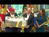 WATCH: Trump talks about material used for border wall, using black paint too hot to touch