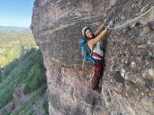 How to climb Ouray's Gold Mountain Via Ferrata