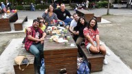 Pulpo, rosquillas y panderetas para cerrar las fiestas de A Coruña en Santa Margarita