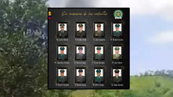 Atentado en Amalfi: ya son 13 los policías asesinados en ataque a helicóptero antinarcóticos en Antioquia