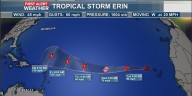 Tropical Storm Erin forms in the Atlantic