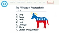 Democrats Publish List Of 7 Progressive Virtues: Envy, Greed, Pride, Lust, Outrage, Sloth, Gluten