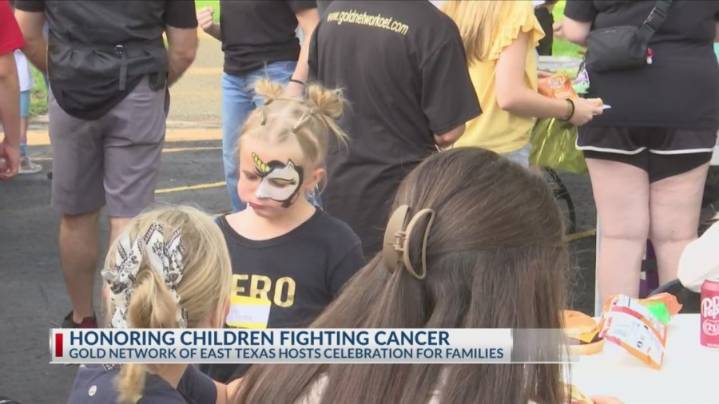 Gold Network of East Texas honors children fighting cancer and their families