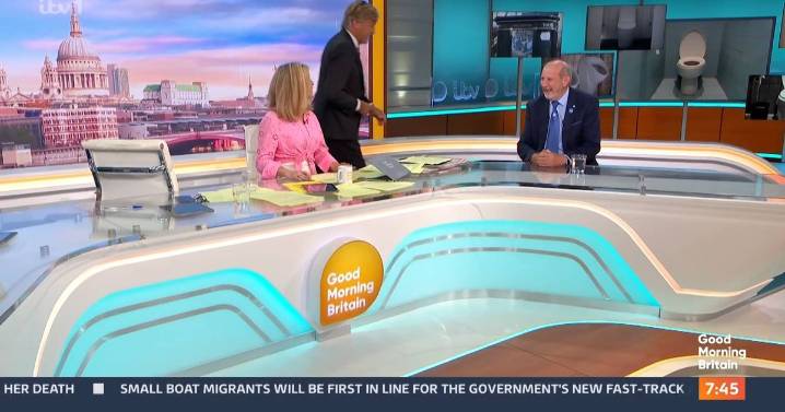 ITV's Richard Madeley abruptly exits GMB set leaving Kate Garraway on her own
