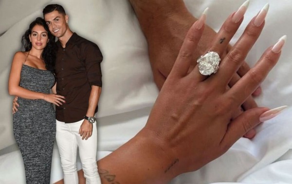 - El anillo de compromiso de CR7 y Georgina Rodríguez se roba las miradas