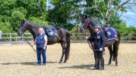 A touching moment as horses given to The late Queen retire together with fitting ceremony