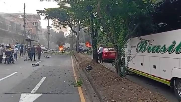 Ofrecen $400 millones de recompensa por información sobre explosión cerca a Escuela Militar de Aviación en Cali